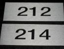 corporate office signage class room numbers