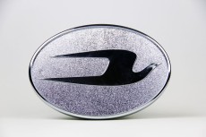 chrome plated plastic blue bird img